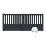 Portail en kit alu battant ZOE