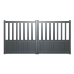 Portail alu battant sur mesure Grenoble