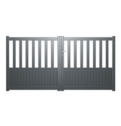 Portail alu battant sur mesure Grenoble