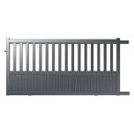 Portail alu coulissant sur mesure Grenoble