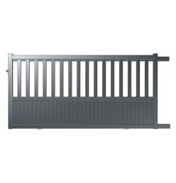 Portail alu coulissant sur mesure Grenoble