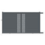 Portail aluminium coulissant sur-mesure Biarritz