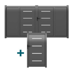 Pack portail et portillon alu Districlos