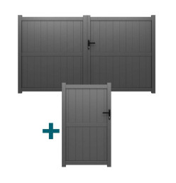 Pack portail et portillon alu Districlos