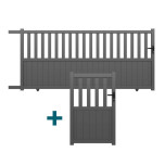 Pack portail et portillon alu Districlos