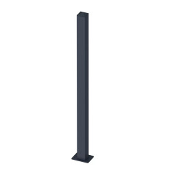 Poteau en aluminium