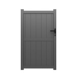 Portillon ALU Nice passage 1m - Ht 1m70 - Gris