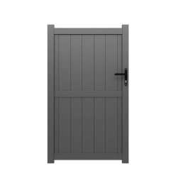 Portillon ALU Nice passage 1m - Ht 1m70 - Gris