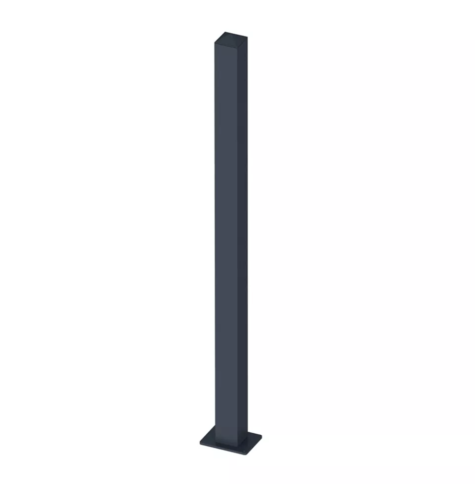 Poteau en aluminium