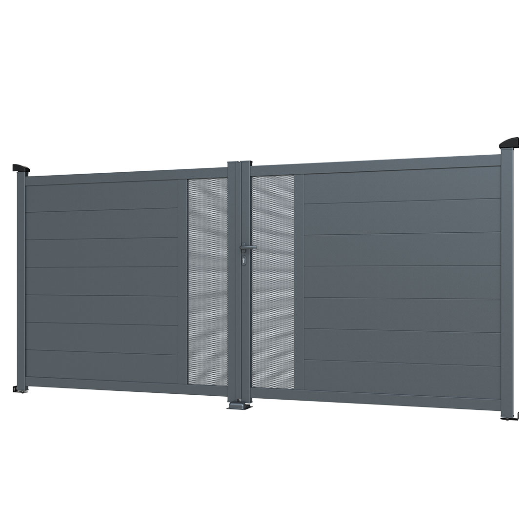 Portail alu battant sur mesure