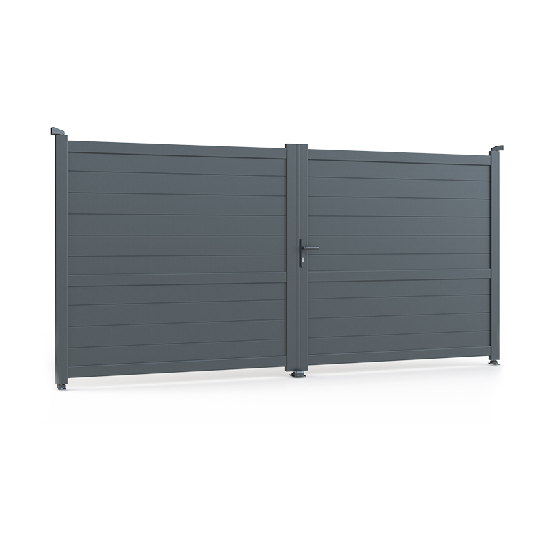 Portail aluminium battant