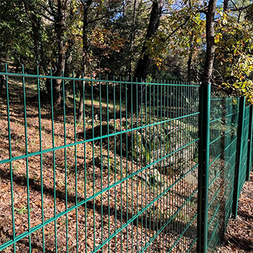 Clôture rigide double fil